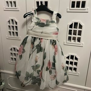 Dolce Gabbana kids rose dress shoe 24/30 months